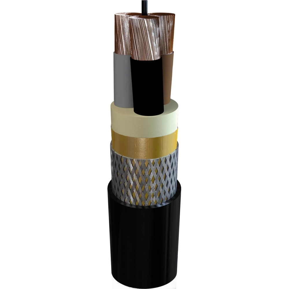TKF Marineflex yozp emc scheepsvoedingskabel 3x120mm² copolymeer thermoplastisch zwart