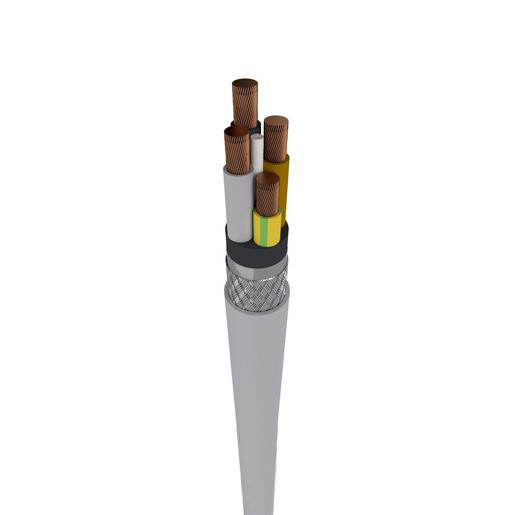 TKF Instalflex emc+ dca 4G25MM² grijs