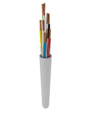 TKF JHH b2ca signaalkabel 2x2x0,8MM grijs