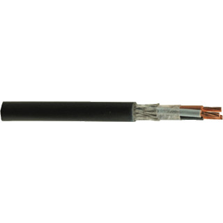 TKF Marineline yozp scheepsvoedingskabel 2x2,5MM² copolymeer thermoplastisch zwart