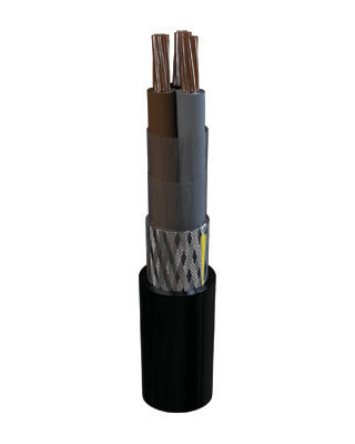 TKF Marineline yozp scheepsvoedingskabel 37x1,5MM² copolymeer thermoplastisch zwart 16185HX500/20