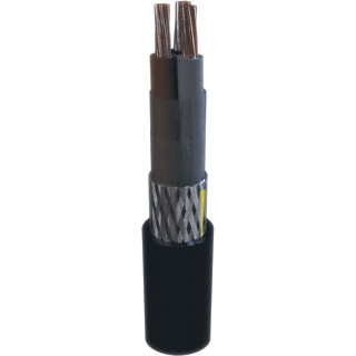 TKF Marineline yozp scheepsvoedingskabel 7x2,5MM² copolymeer thermoplastisch zwart