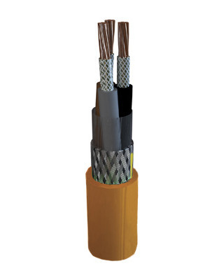 TKF Marineline yozp X-FR scheepsvoedingskabel 4x16mm² copolymeer thermoplastisch oranje