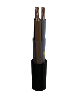 TKF Marineline YZP scheepsvoedingskabel 3G10MM² copolymeer thermoplastisch zwart 15981HX1000/30