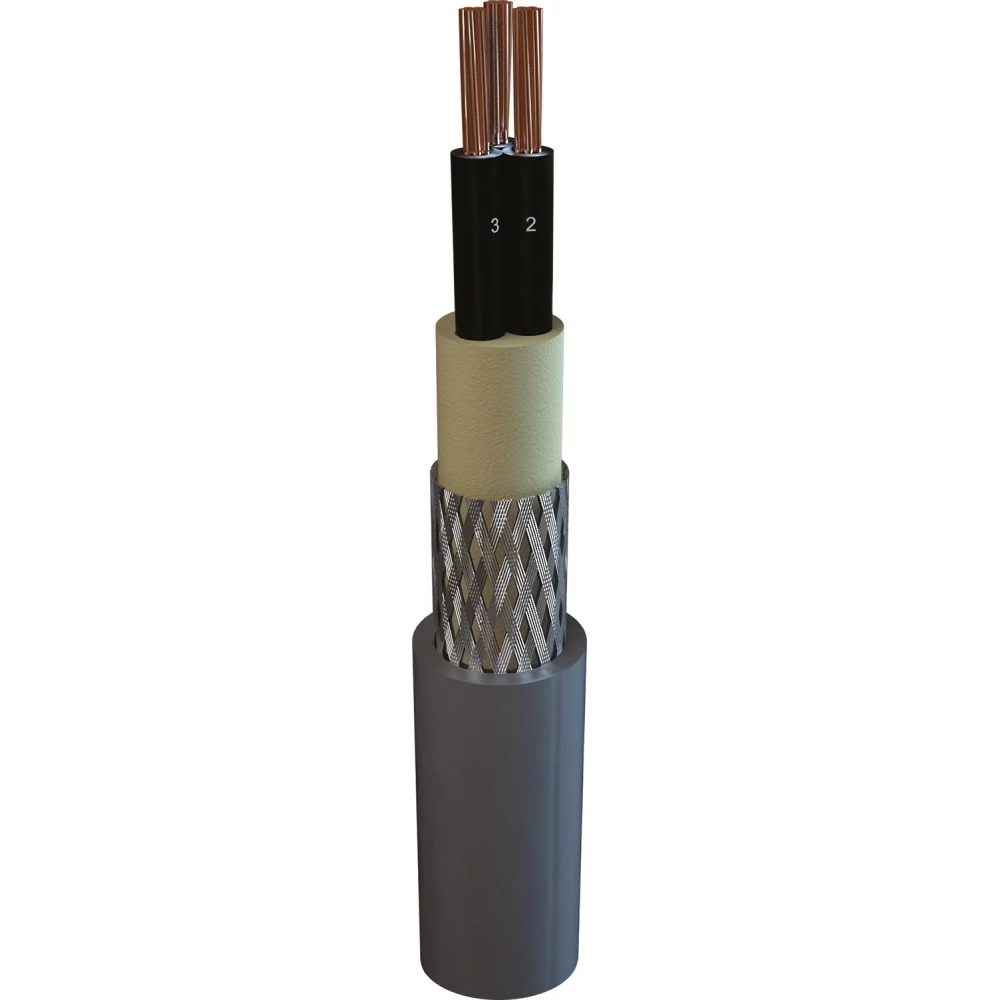 TKF Marinesignal+yozs scheepsvoedingskabel 3x0,75MM² copolymeer thermoplastisch grijs