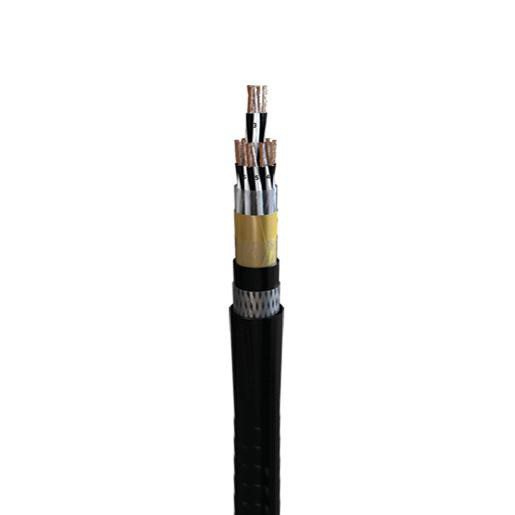 TKF Re-2X(ST)YSWBY pimf dca instrumentatiekabel 2x2x0,75MM² zwart