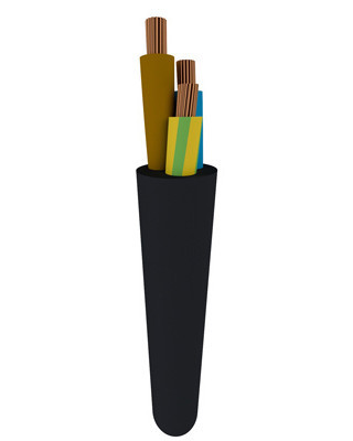 TKF RTPR 3 G 2,5 MM² zwart