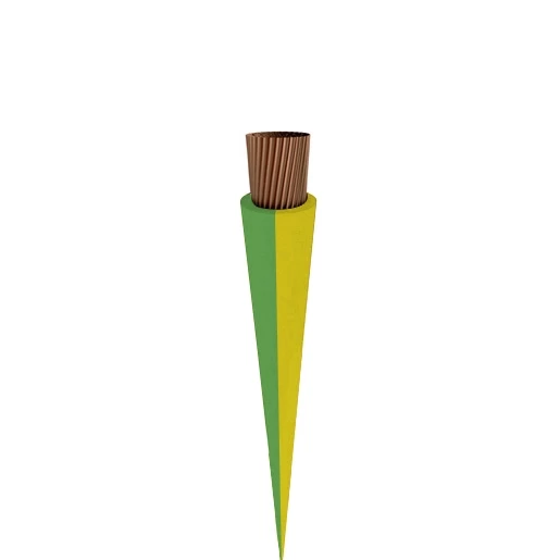 TKF VDS H07V2-K eca montagedraad 1x50mm² eca PVC 90°C groen/geel 500M haspel