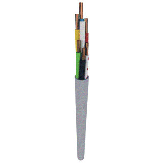 TKF Wandkabel cca signaalkabel 10x0,8MM rood 176061RX100