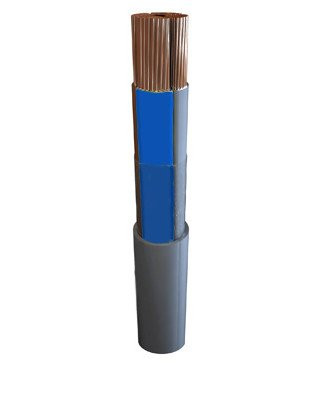 TKF YMZ1K b2ca installatiekabel 4x240mm&sup2; koper b2ca 1M