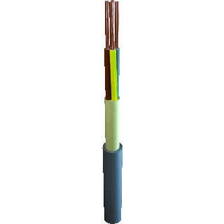 TKF YMZ1K b2ca installatiekabel 5G16MM² grijs