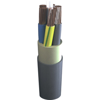 TKF YMZ1K b2ca installatiekabel 5G185MM² grijs