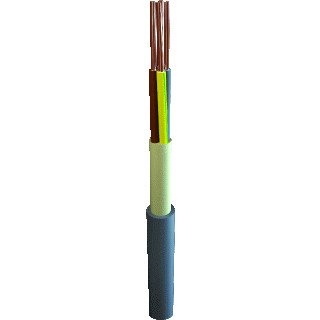 TKF YMZ1K cca installatiekabel 5x1,5MM² (zonder groen/geel)