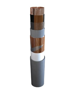 TKF Z1G-ymz1kas b2ca installatiekabel 3x185mm&sup2; koper b2ca 1M