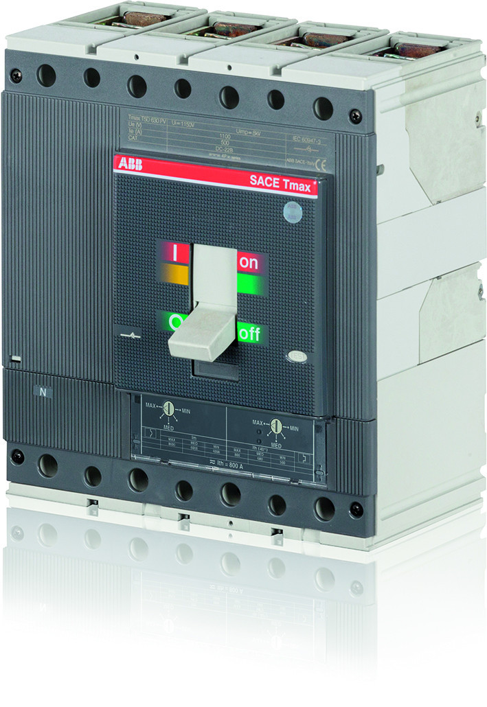 Tmax T5V 630/R500 4P vast met vooraansluiting instelbare therm. / magn