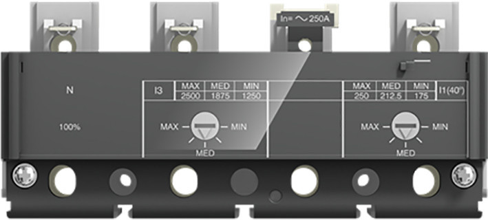 Tmax XT beveiliging XT4 /R250 4P alleen beveiligings module instelbare