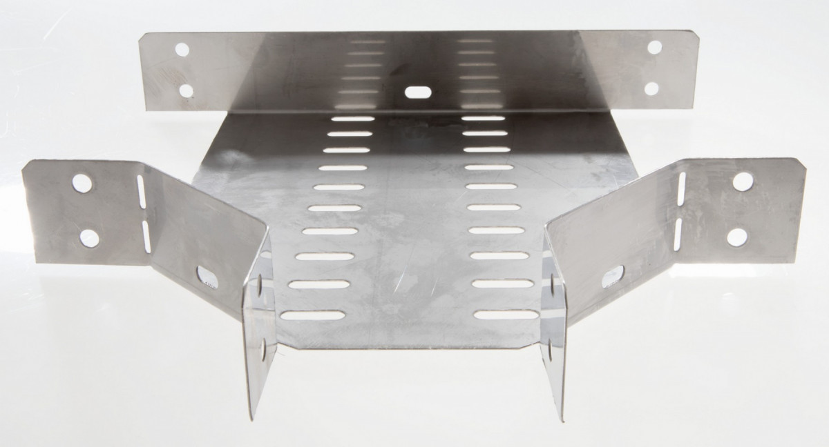 Gouda Holland Gouda Kabelgoot Tray 53.200-300 RVS316 ongelijkzijdig T-stuk