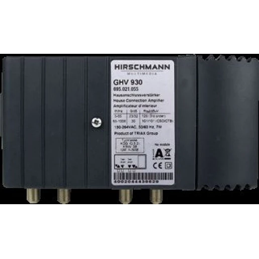 Triax Antenneversterker tot 1GHZ 1-in 1-uit 30DB retour actief/passief/schakelbaar 32DB 5-65 MHZ