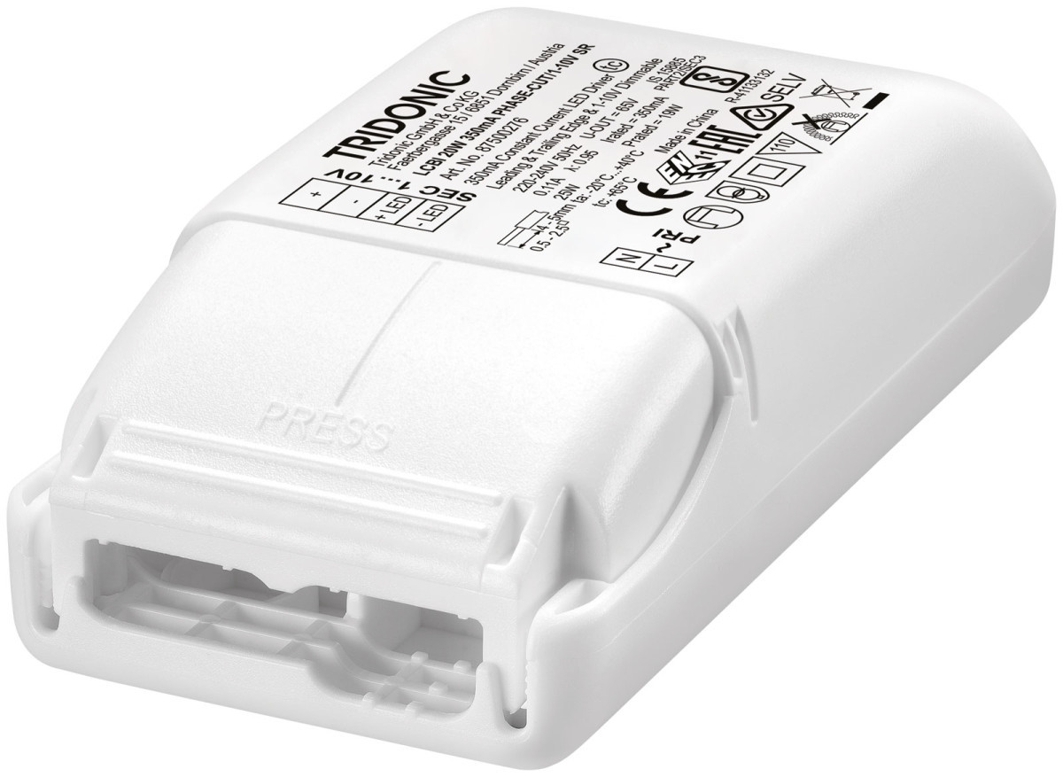 Tridonic LED Drivers Compact Dimming Lcbi 20W 350ma phase-cut/1-10V SR