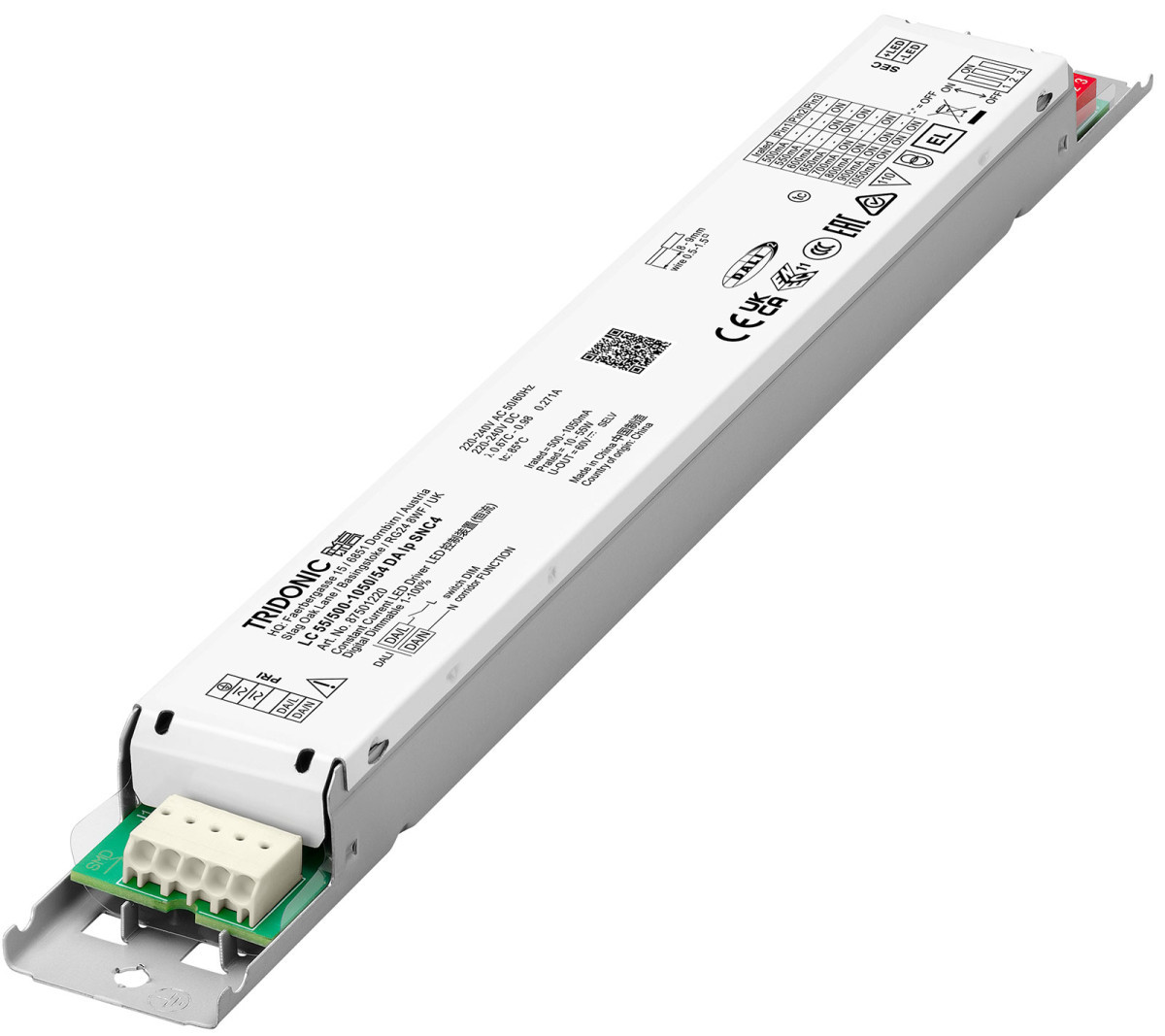 Tridonic LED Drivers Linear Dimming LC 55/500-1050/54 da LP SNC4