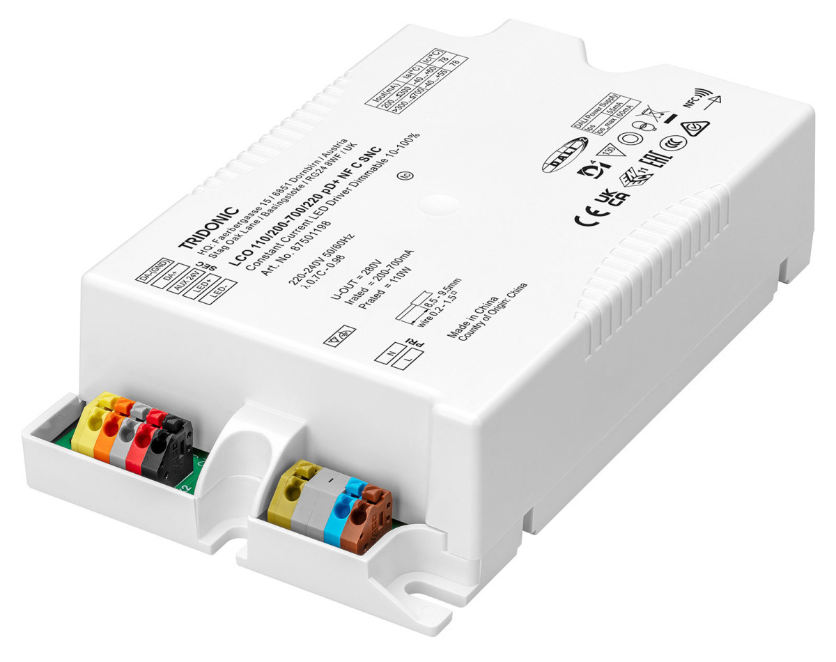 Tridonic LED Drivers Outdoor Compact Dimming Lco 110/200-700/220 PD+ NF C SNC