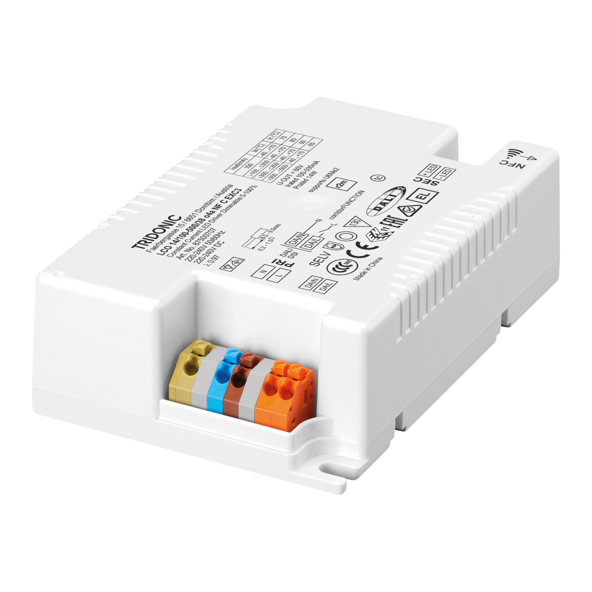 Tridonic LED Drivers Outdoor Compact Dimming Lco 14/100-500/38 o4a NF C exc3
