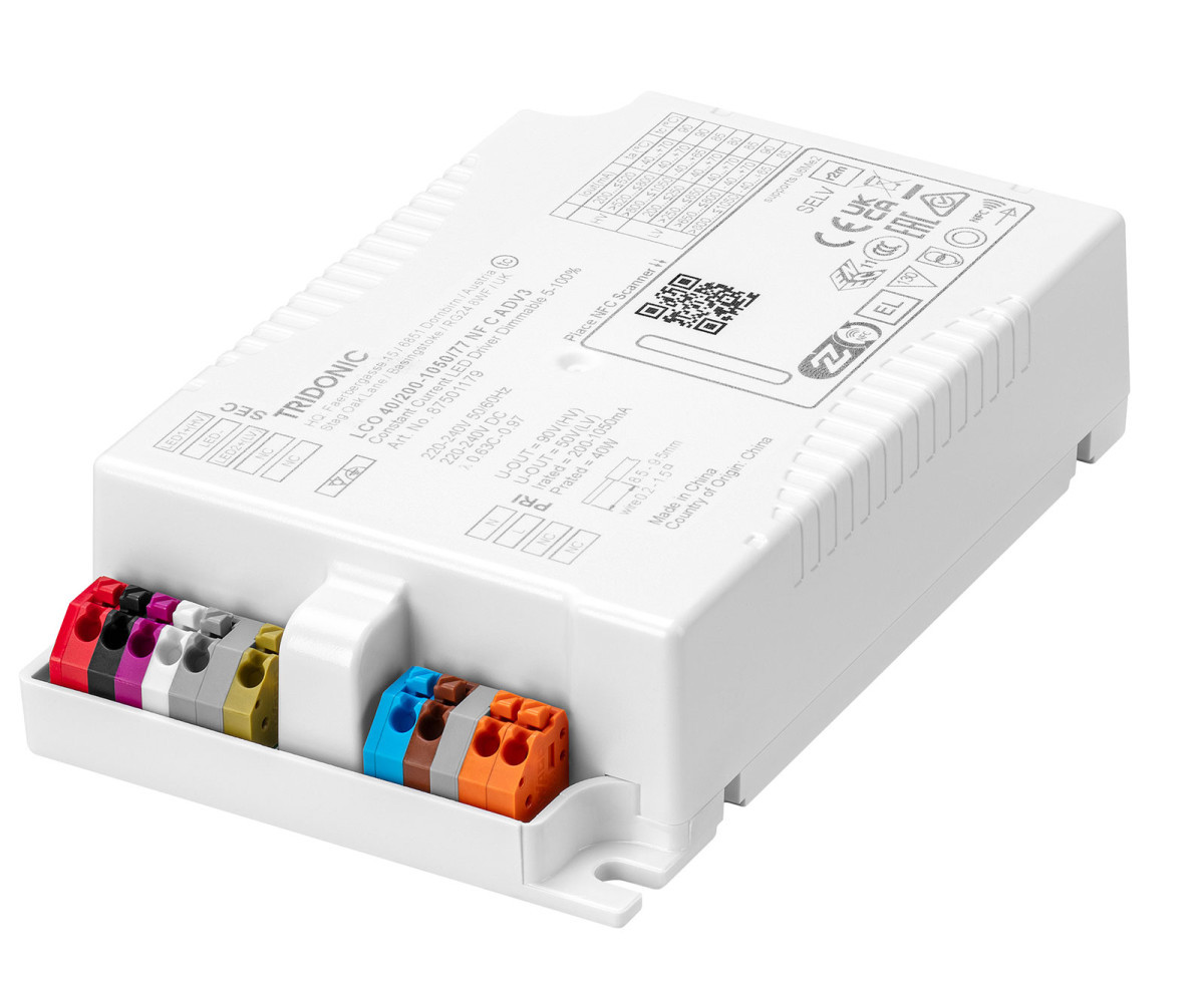 Tridonic LED Drivers Outdoor Compact Dimming Lco 40/200-1050/77 NF C adv3