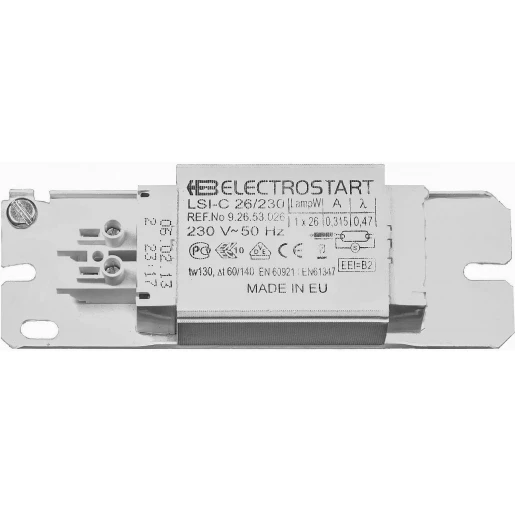Tridonic Lsi voorschakelapparaat C 50HZ conventioneel 105x41x26mm 18W Tridonic Lsi voorschakelapparaat C 50HZ conventioneel 105x41x26mm 18W