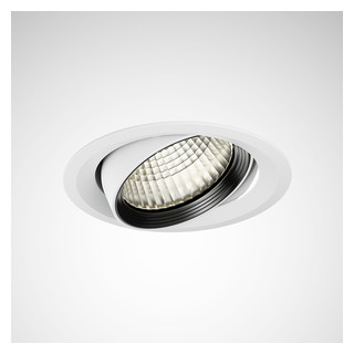 Trilux Agira Plus Inbouwarmaturen Agira plus reflector wit rond et 45W 90 medium flood (