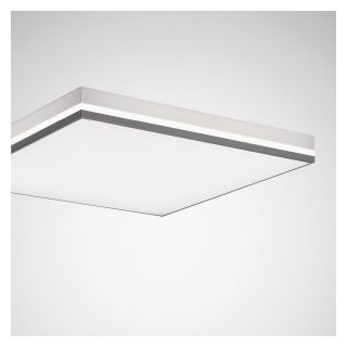 Opbouwarmaturen Belviso D prisms wit et 27W 3900LM wide reduced glare