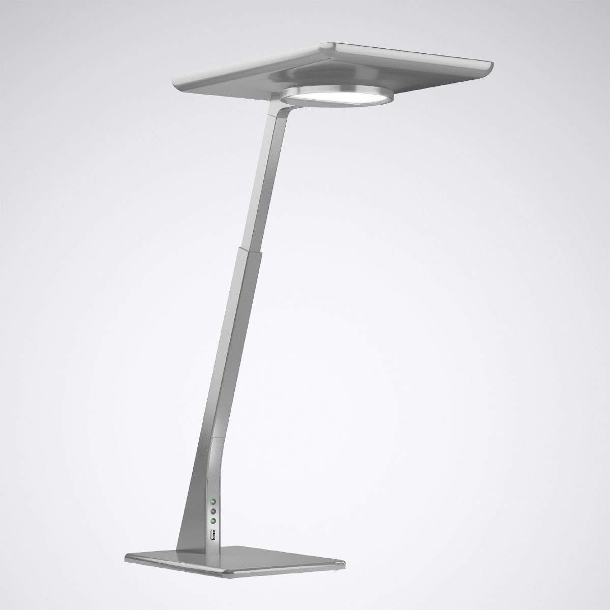 Trilux Bicult T Table Lamps bicult T HCL prisms aluminium 54W wide reduced glare ugr19