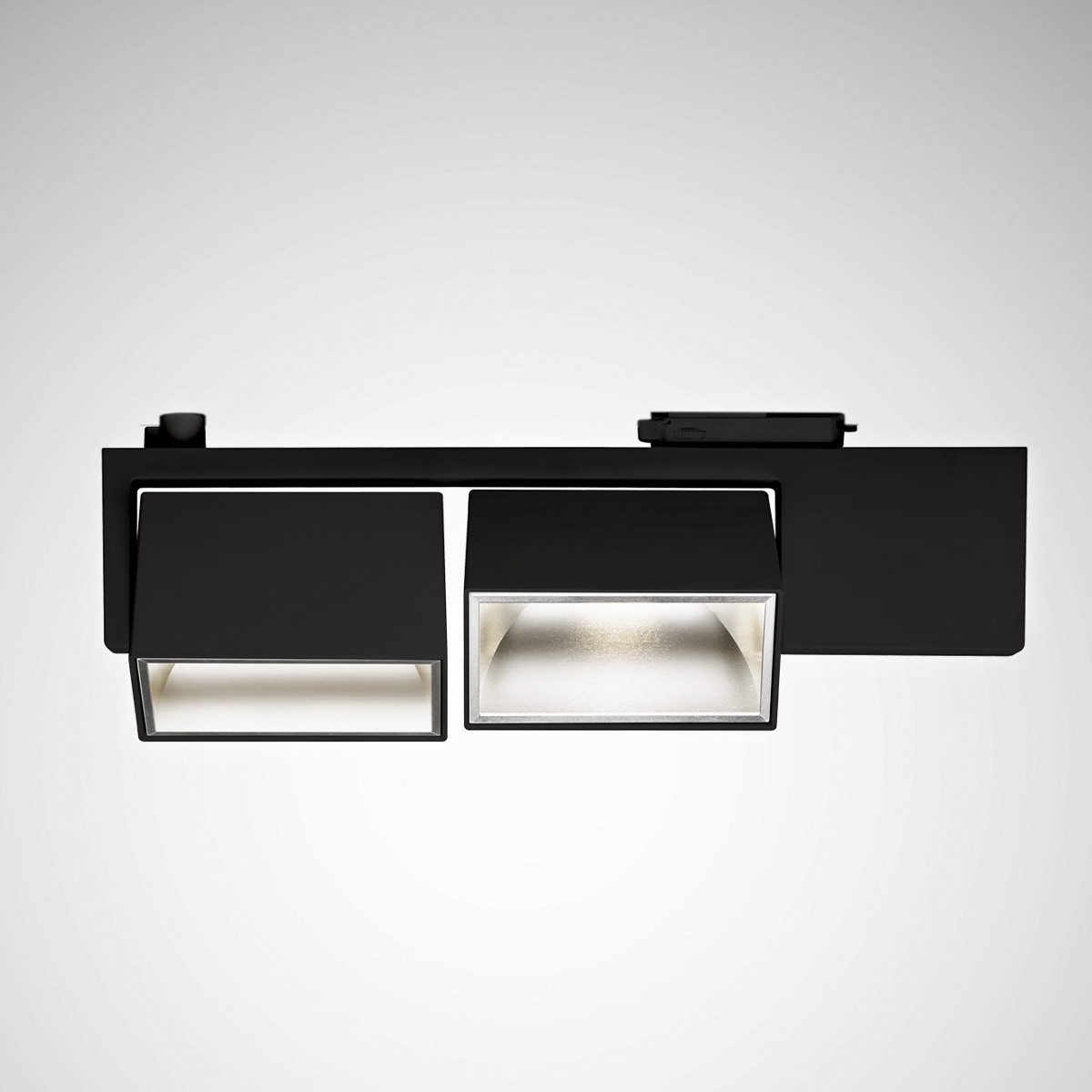 Trilux Grado Twin Spots / projektor grado twin reflector zwart rechthoekig etble 68W 102