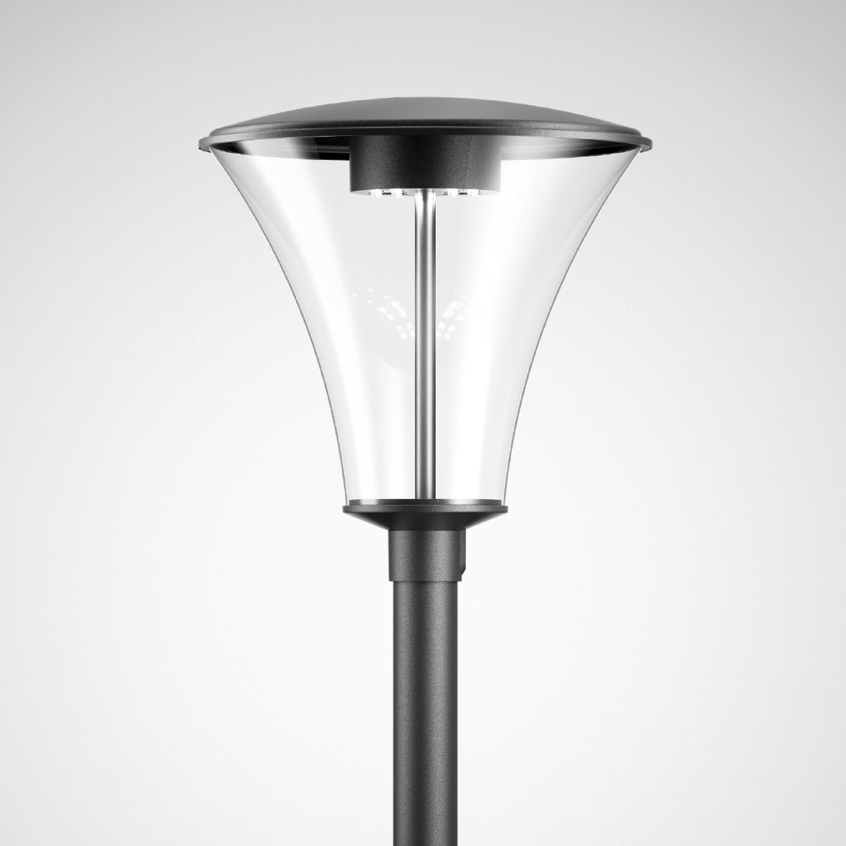 Trilux Lumantix Kegel (LTX K) Post-Top armaturen lumantix kegel (LTX K) clo (normaal) lens antraciet