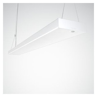 Pendelarmaturen Opendo H lens wit etdd 54W 6100LM wide reduced glare U