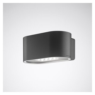 Trilux Osido 2R Wand- en plafondarmatuur osido 2R lens antraciet et 11,50W noodverlich
