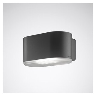 Trilux Osido 2R Wand- en plafondarmatuur osido 2R lens antraciet etble 15W asym. mitte