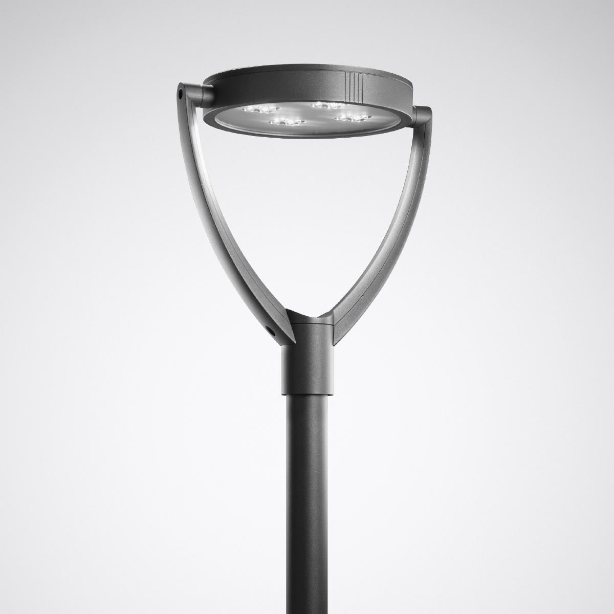 Trilux Publisca P1 Post-Top armaturen publisca P1 clo (normaal) lens antraciet rond et 16