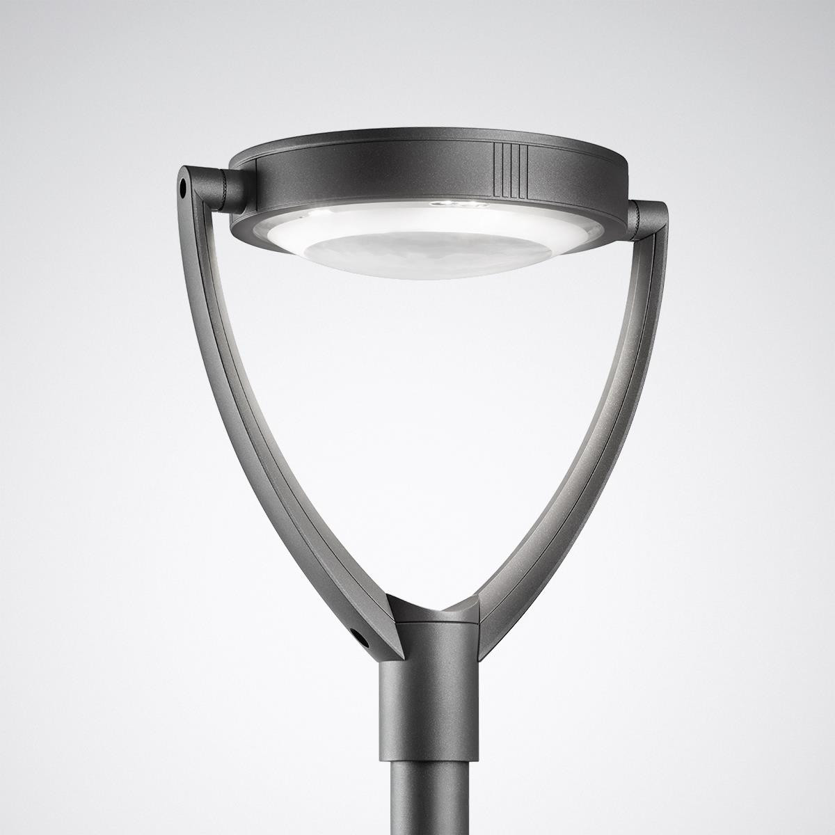 Trilux Publisca P1 Post-Top armaturen publisca P1 clo (normaal) lens antraciet rond et 25