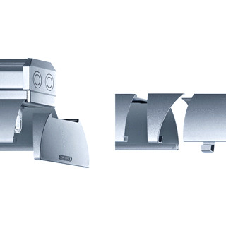 Trilux E-line reflector eindafdekking zilver kunststof