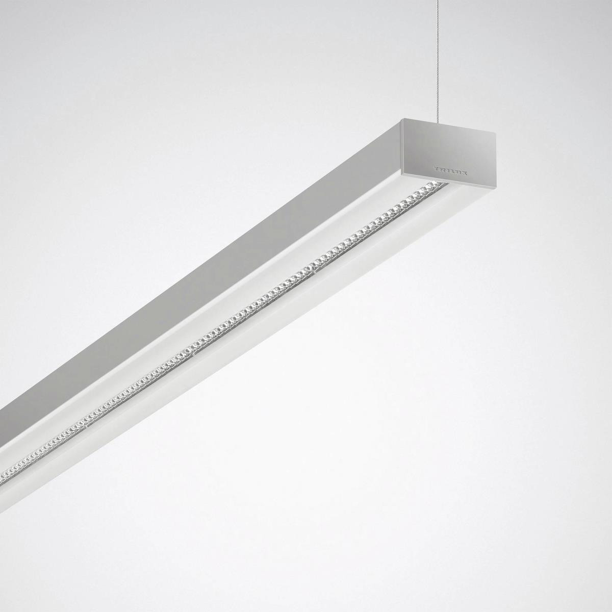 Trilux Solvan Flow H Pendelarmaturen Solvan flow H HCL raster zilver rechthoekig etble 45W Trilux Solvan Flow H Pendelarmaturen Solvan flow H HCL raster zilver rechthoekig etble 45W