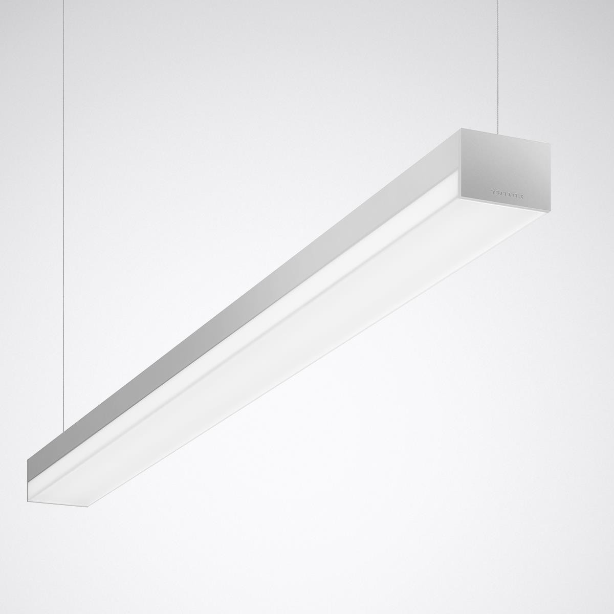 Trilux Solvan Flow H Pendelarmaturen Solvan flow H prisms aluminium rechthoekig etble 47W 6
