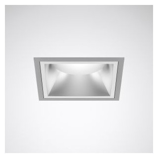 Downlighters Sonnos lens zilver vierkant etdd 16,50W very wide flood (