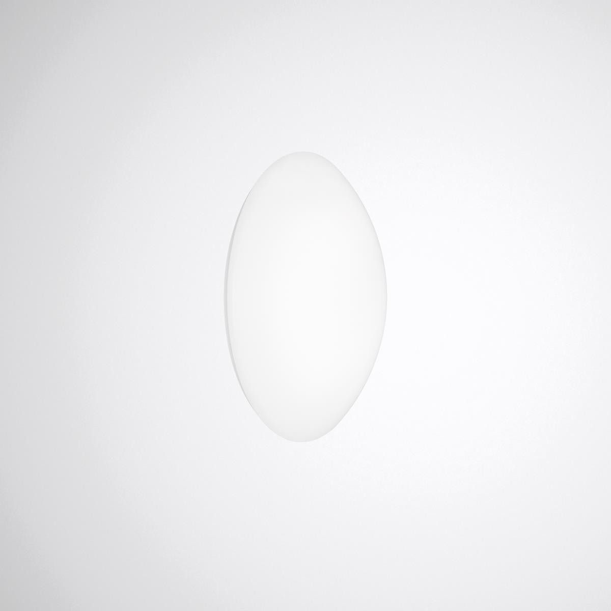 Trilux Mondia Wand- en plafondarmatuur mondia diffuser wit rond et 17W lambertian (L