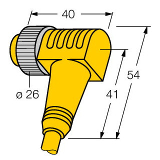 Turck 7/8" cilindervormige connector, contraconnector 7/8"
