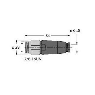 Turck Accessories for fieldbus systems field-wireable connector