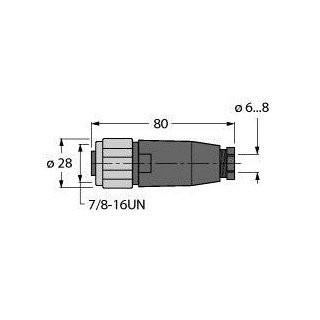 Turck Accessories for fieldbus systems field-wireable connector