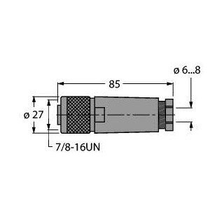 Turck Accessories for fieldbus systems field-wireable connector