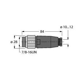 Turck Accessories for fieldbus systems field-wireable connector