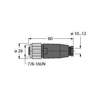Turck Accessories for fieldbus systems field-wireable connector