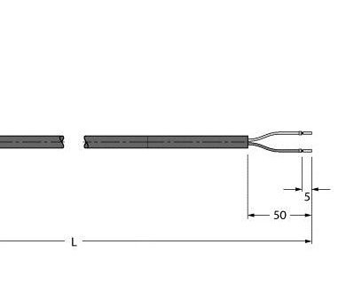 Turck Sensor kabel PVC actorkabel 2P 4M